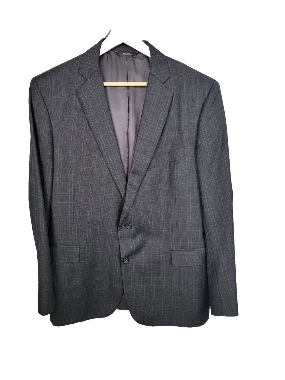 Brooks Brothers 1818 Regent Drago Blazer Mens 44R Navy Blue Striped Italian Wool